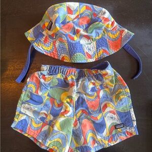 Patagonia Swim Trunks and Hat (2T)